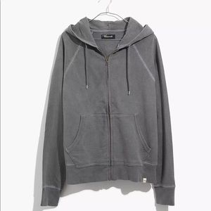 Madewell Zip-Front Hoodie Sweatshirt